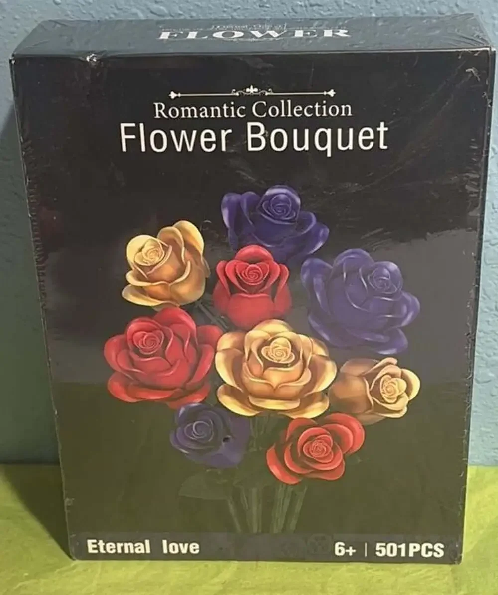 Romantic Collection Flower Bouquet Building Set 501 Pcs